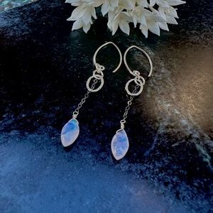 Moonstone dangle & drop earrings
